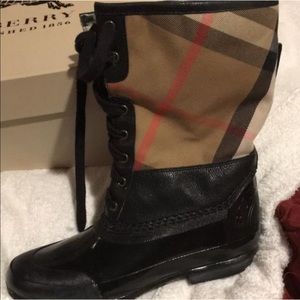 Burberry Prorsum winter boots